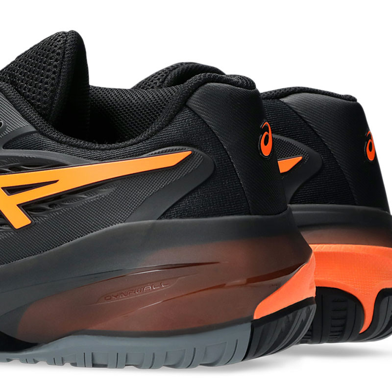 Asics Gel Resolution X noir et orange - Chaussures très résistante