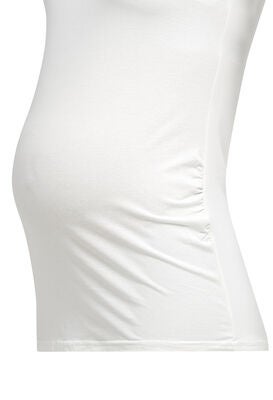 Milki Comfy Gravidtopp, White