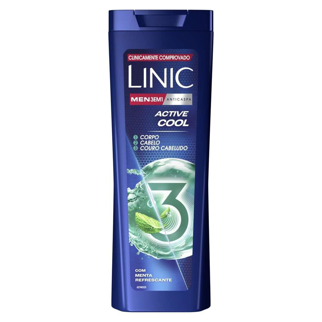 Champô Men 3 Em1 Activecool - 360ml