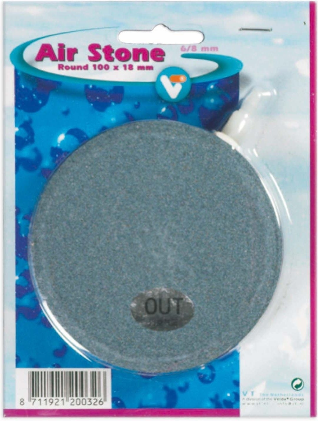 VT luchtsteen 6/8 mm D 10 H 1,8 cm