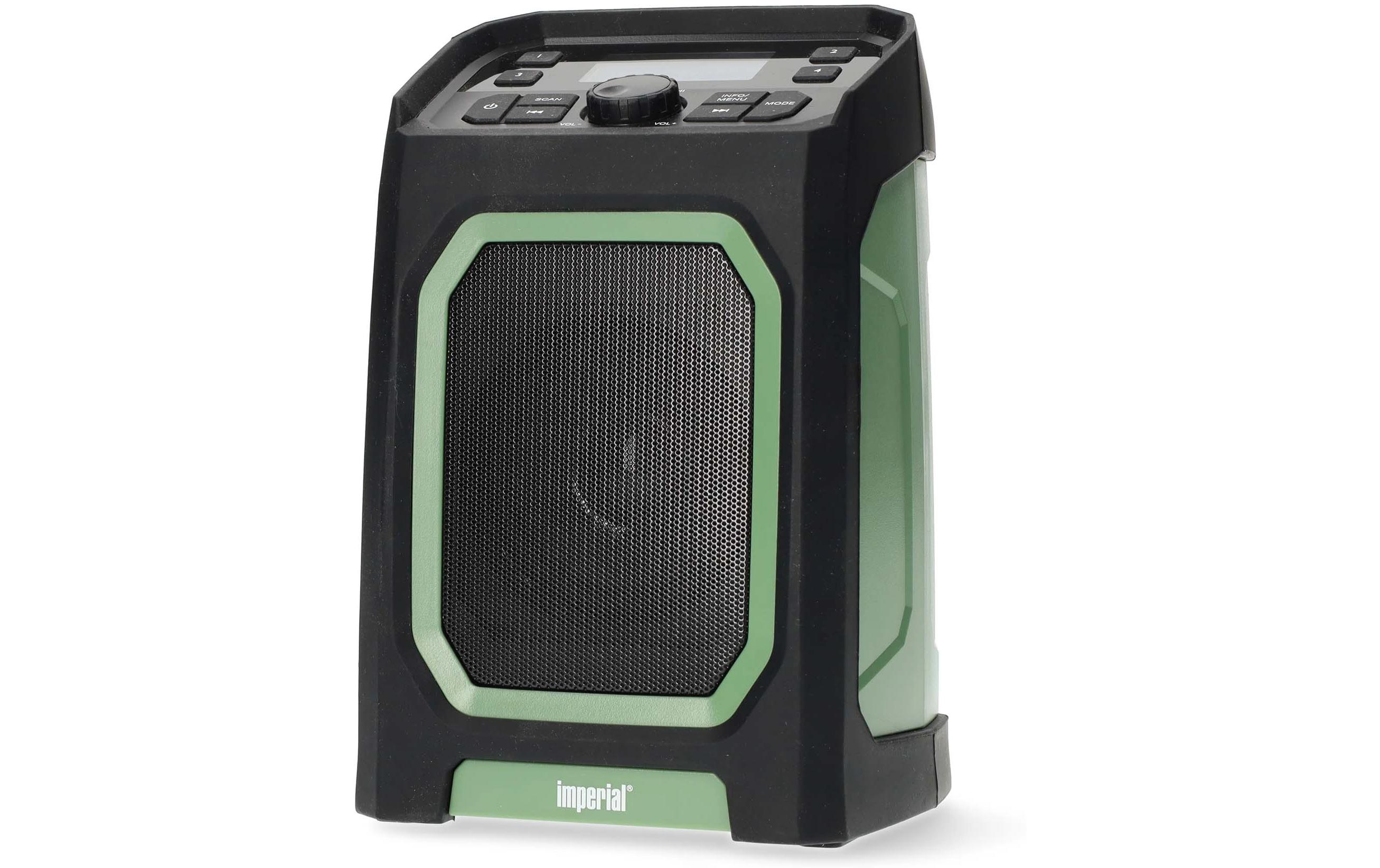 DAB+ Radio Dabman OR 5 Grün/SchwarzMobiles DAB+/FM-Aussenradio