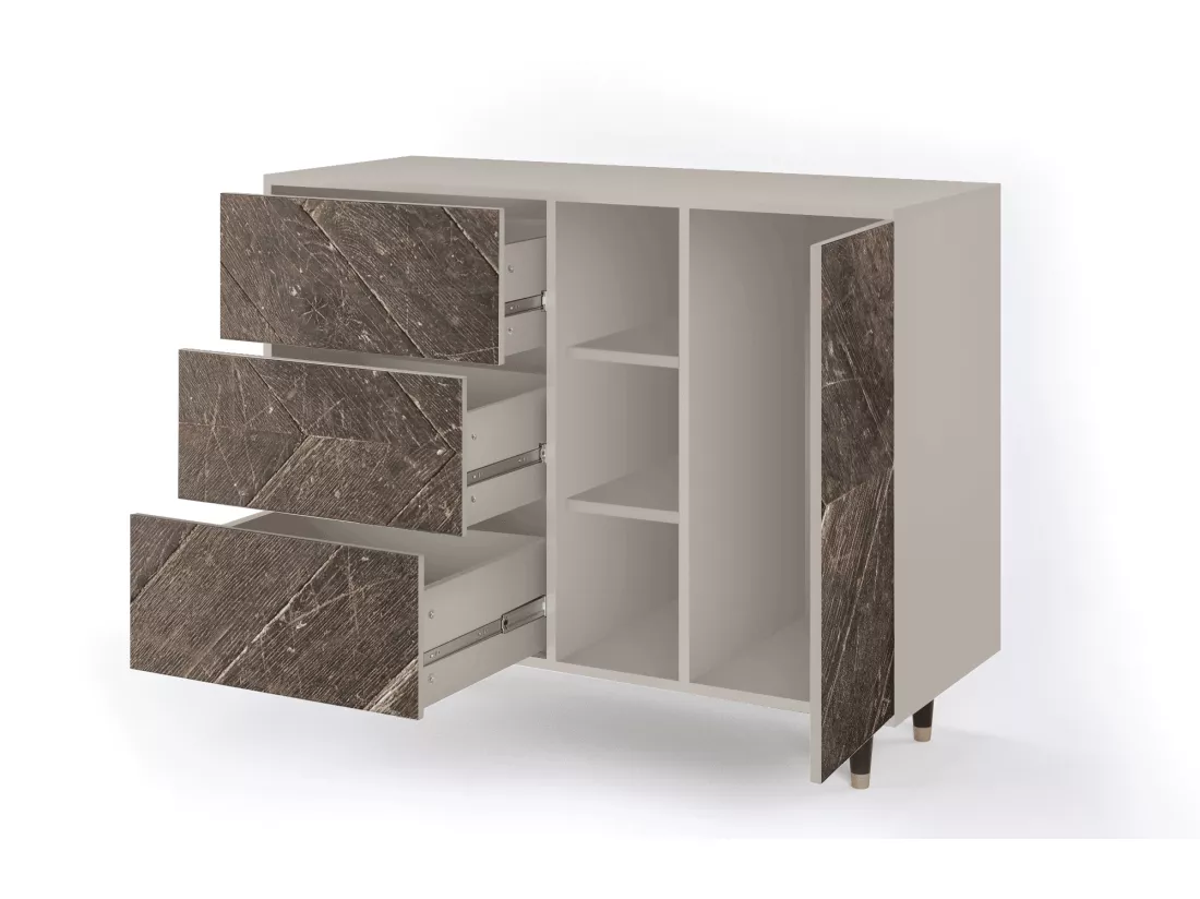 Buffet - 125x98x48 cm - BS2 - Wise Tree, Sable