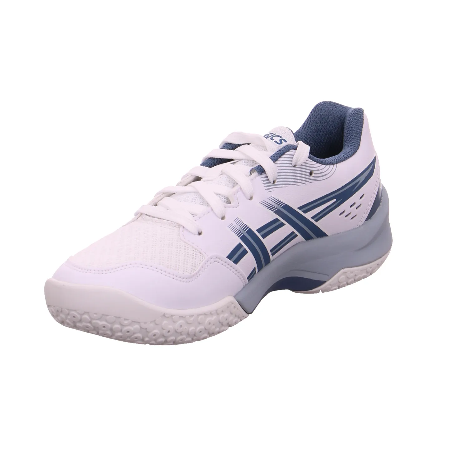 ASICS Kinder Indoor Weiss Synthetik