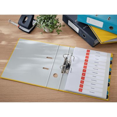Leitz 180° Cosy - Classeur à levier - Dos 80 mm - A4 - jaune