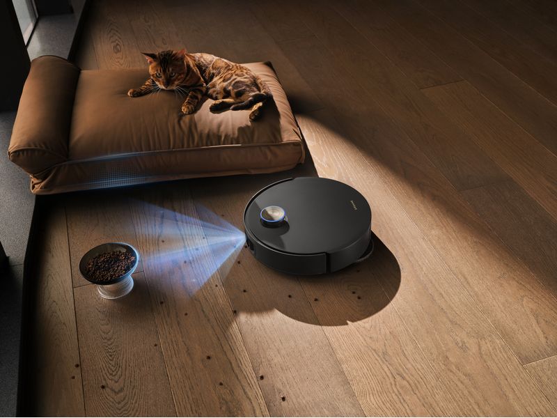 Dreame Saug- und Wischroboter X50 Ultra Complete Schwarz Roboterstaubsauger mit Basisstation