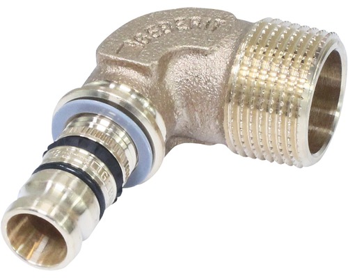 GEBERIT Mepla overgangsbocht 90° 20mm x 3/4