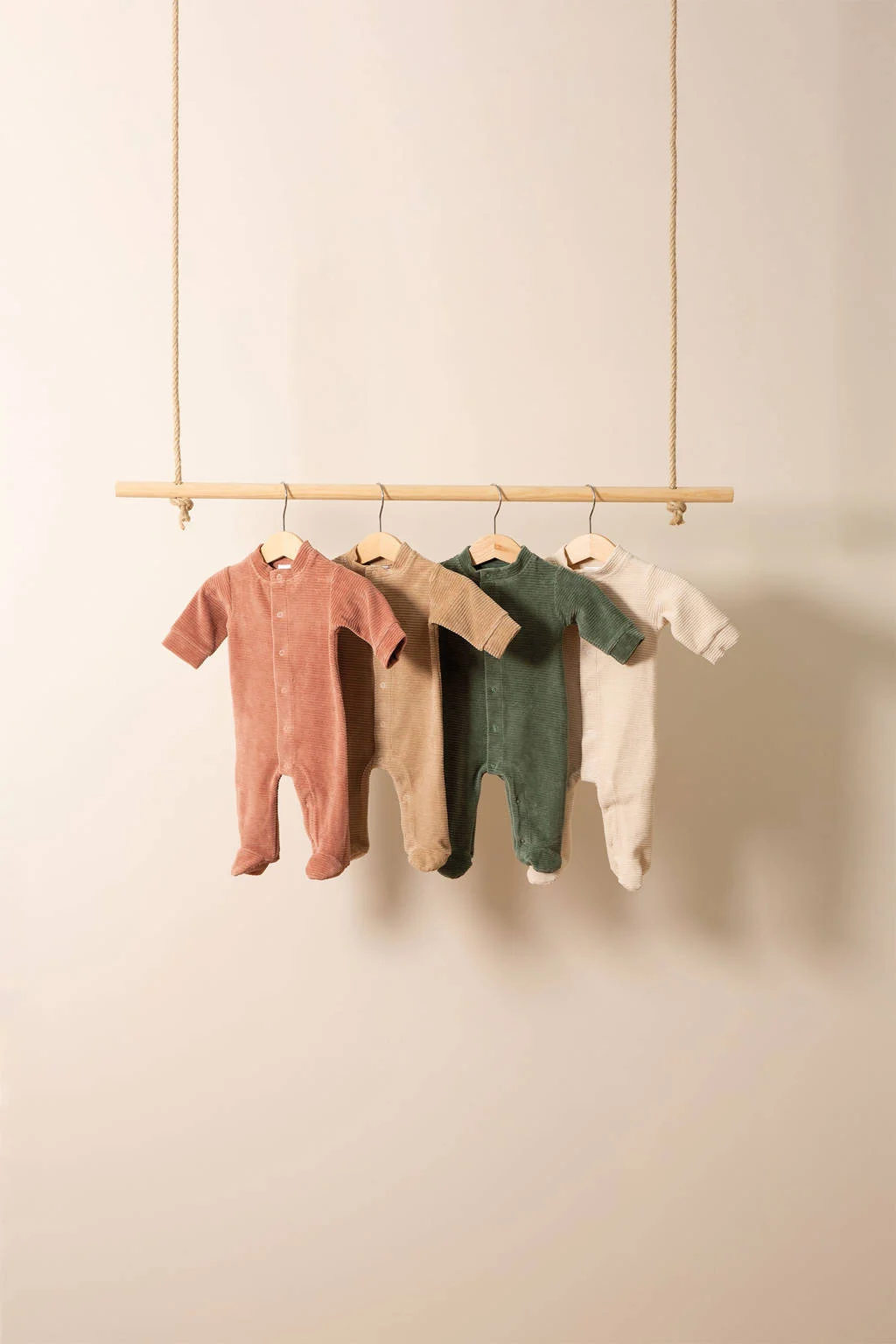 Witlof for kids boxpakje Forest Green velvet rib