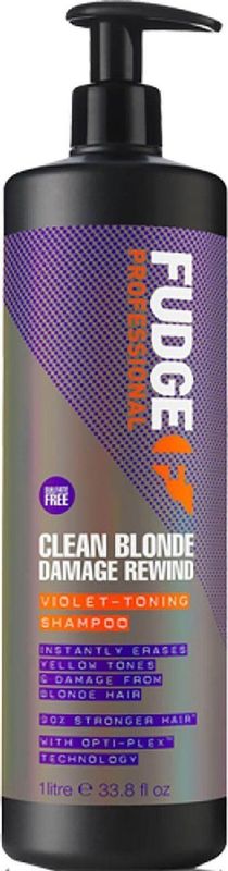Fudge Clean Blonde Damage Rewind Violet Shampoo 1