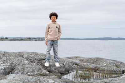 Didriksons Exa Fleecetrøye, Beach beige