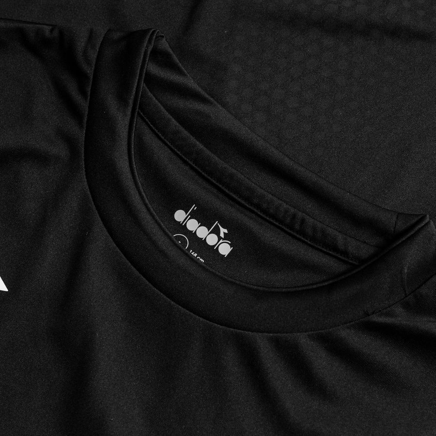Diadora T-shirt d'Entraînement Equipo - Noir/Blanc Enfant