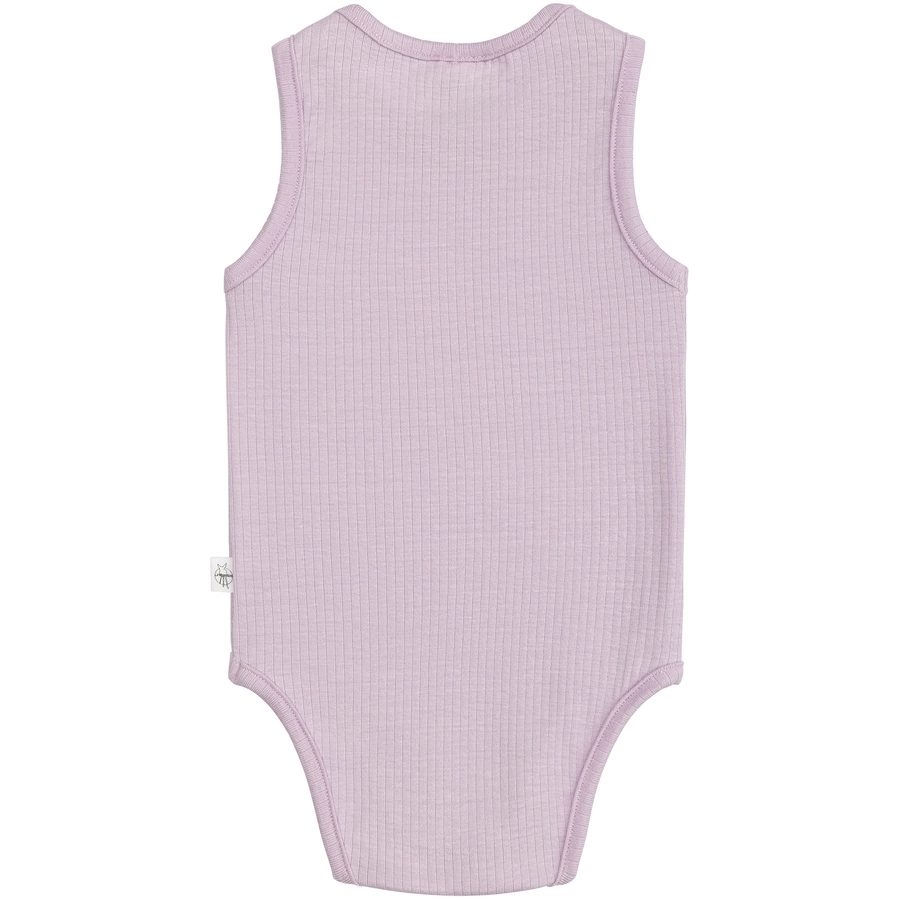 LÄSSIG Baby Body Ärmellos gerippt lila