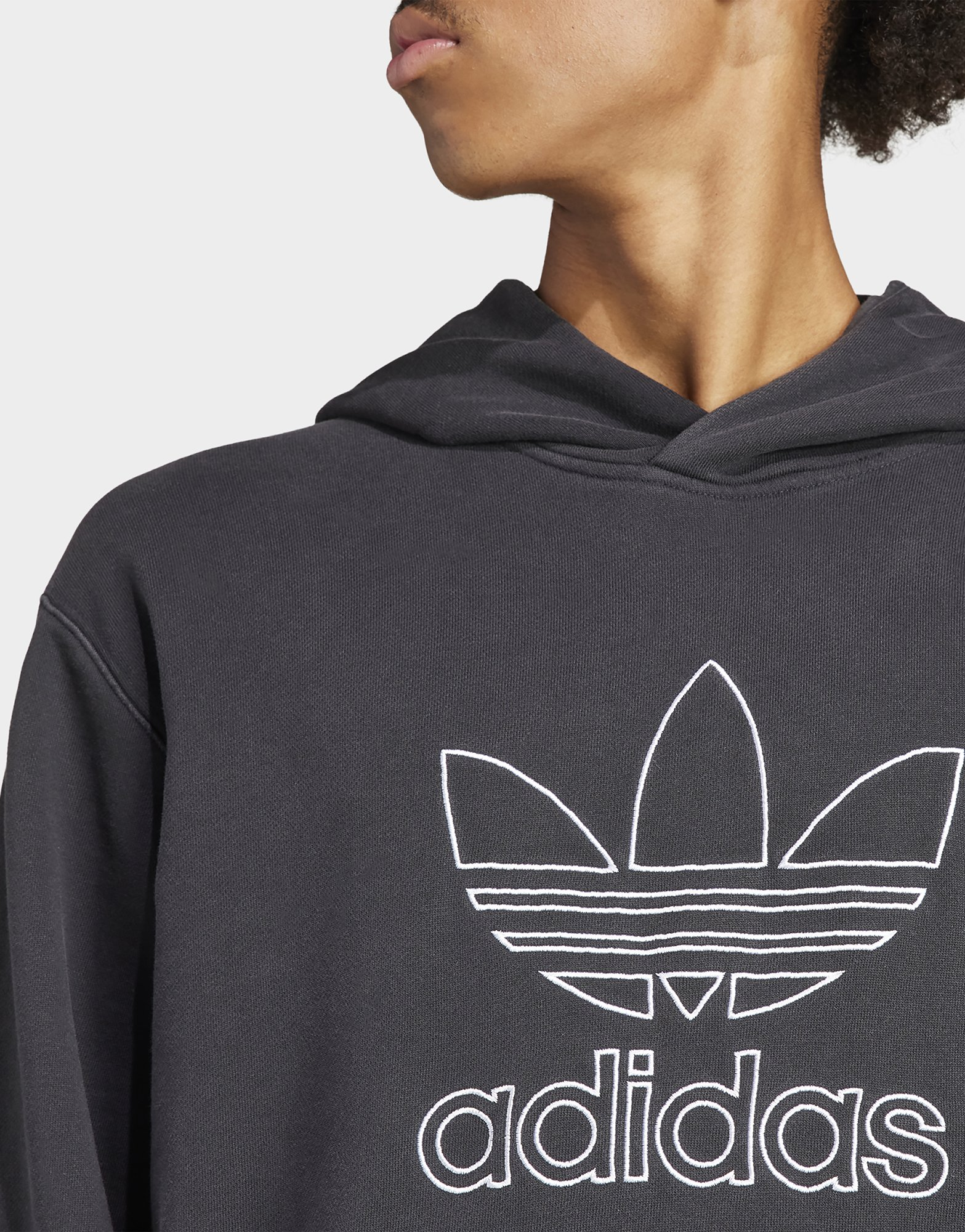 adidas Sweat-shirt à capuche Trèfle ajouré Adicolor