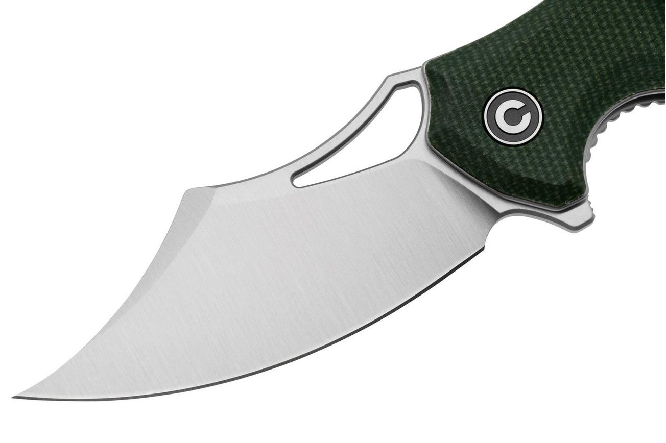 CIVIVI Chiro C23046-2 Satin, Green Micarta, zakmes