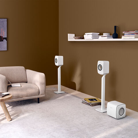 KEF LSX II – supercompacte draadloze hifi-luidspreker Wit