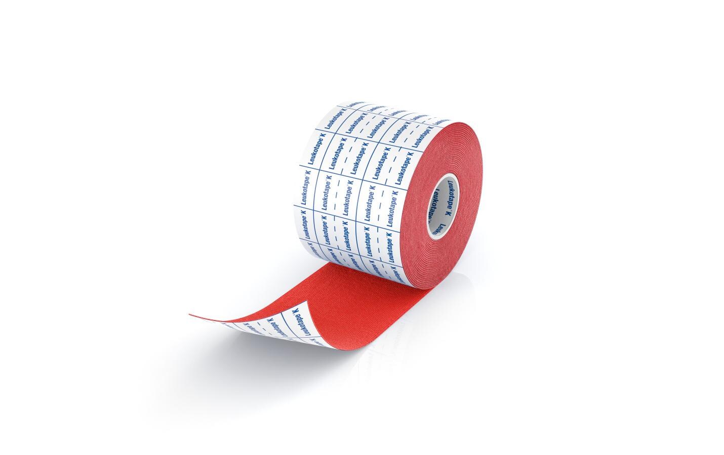 K elastischer Tapeverband rot, 5 cm x 5 mKinesiologie Tape für Sport und Alltag