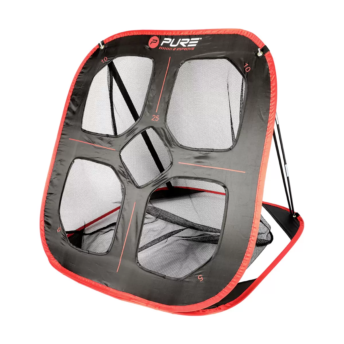 Pop-up Chipping-Netz Pure2Improve rot,schwarz