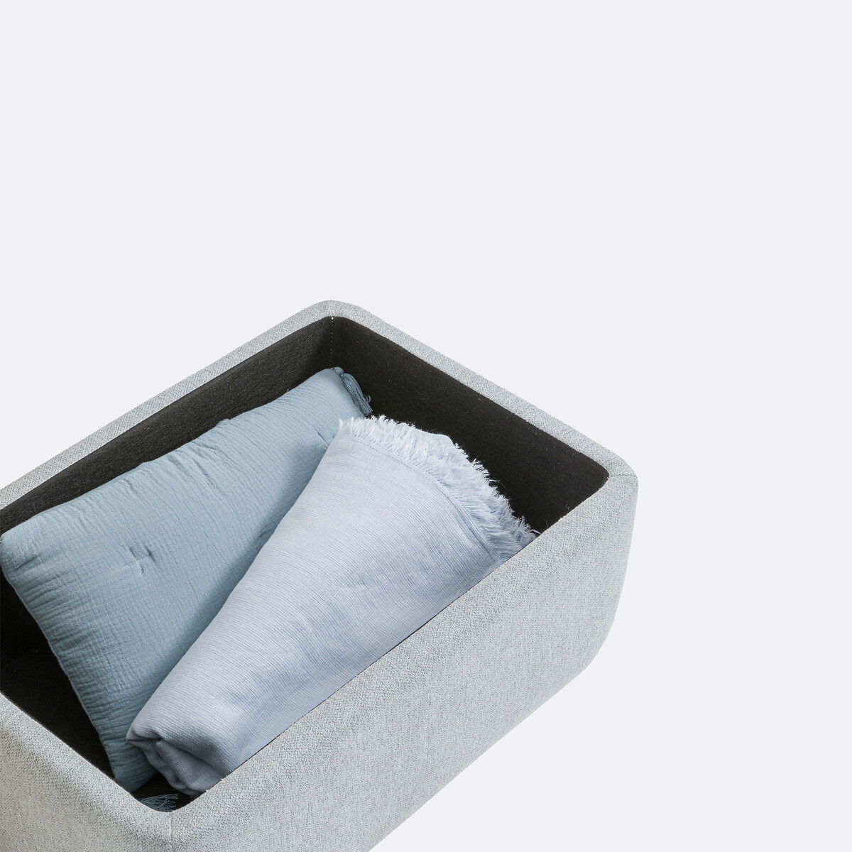 LA REDOUTE INTERIEURS<br>Puff 3 em 1: assento, arrumação e mesa de centro, Jimba
