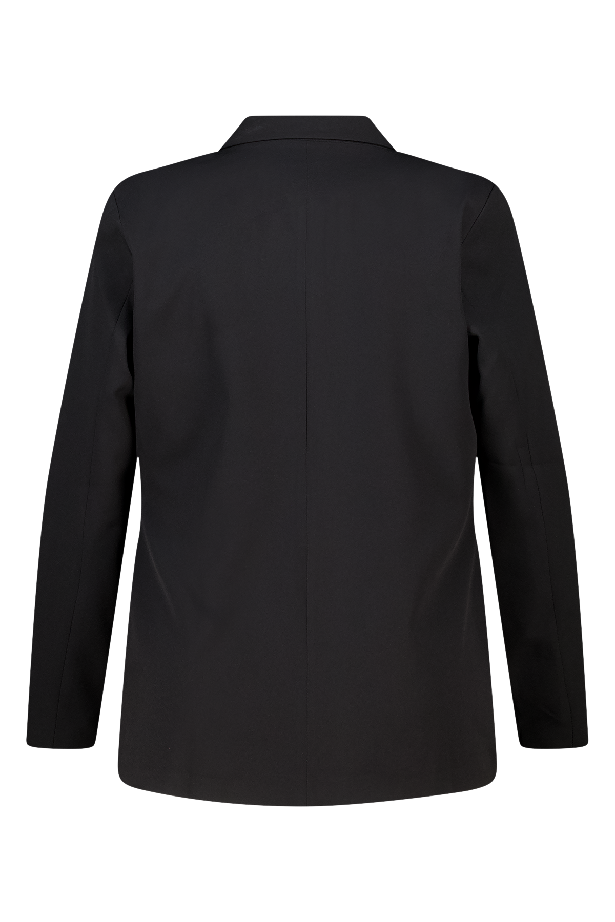 Overslag blazer met strikceintuur Zwart