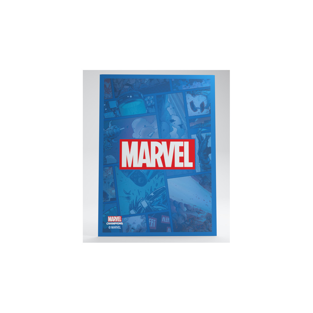 Gamegenic - Marvel Champions Art Sleeves - Marvel Blue