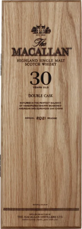 THE MACALLAN 30 YEARS DOUBLE CASK 70CL