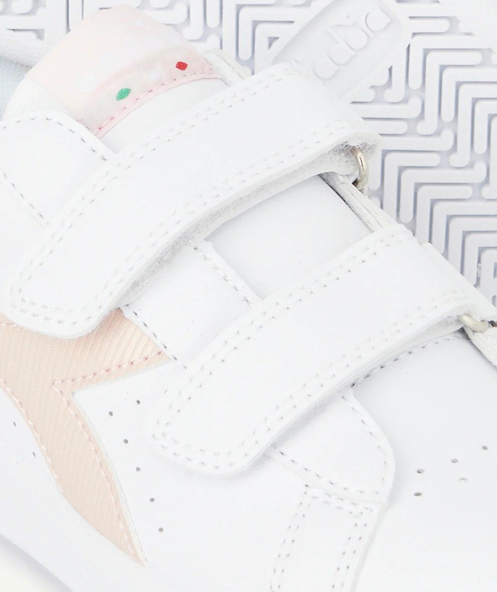 DIADORABASKETS BASSES GAME P PS BLANC ET ROSE
