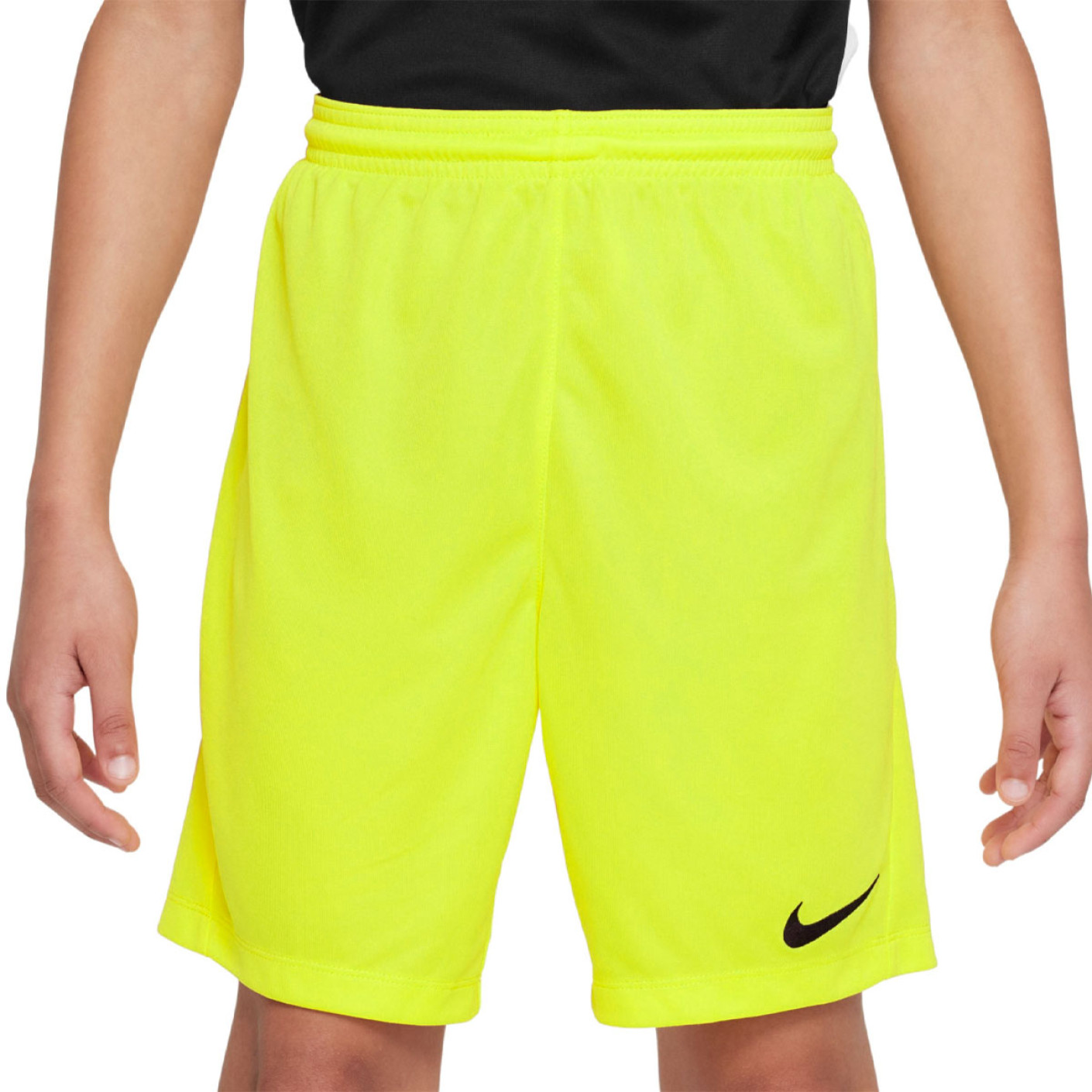 Nike Dry Park III Voetbalbroekje Kids Neongeel Zwart