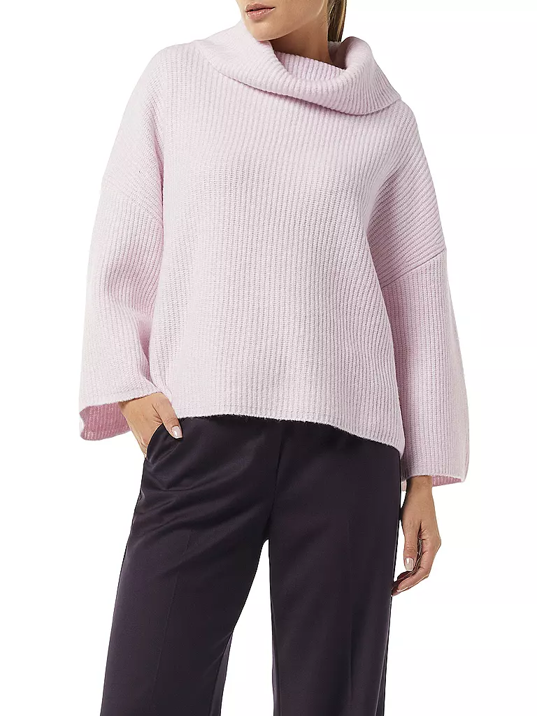 COMMA Rollkragenpullover  lila