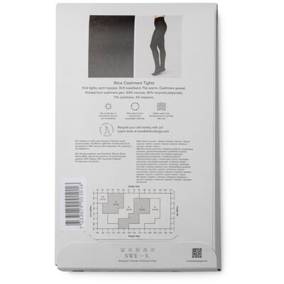 Damen-Strumpfhose wärmend, Schwarz