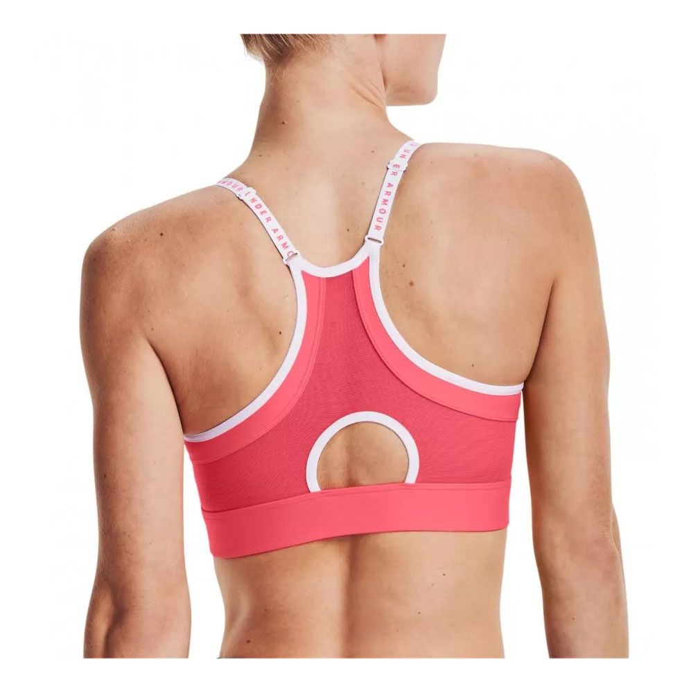 Under Armour INFINITY LOW - Brassière Femme rose
