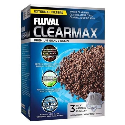 Resina de limpeza Clearmax para água, 3 x 100 g