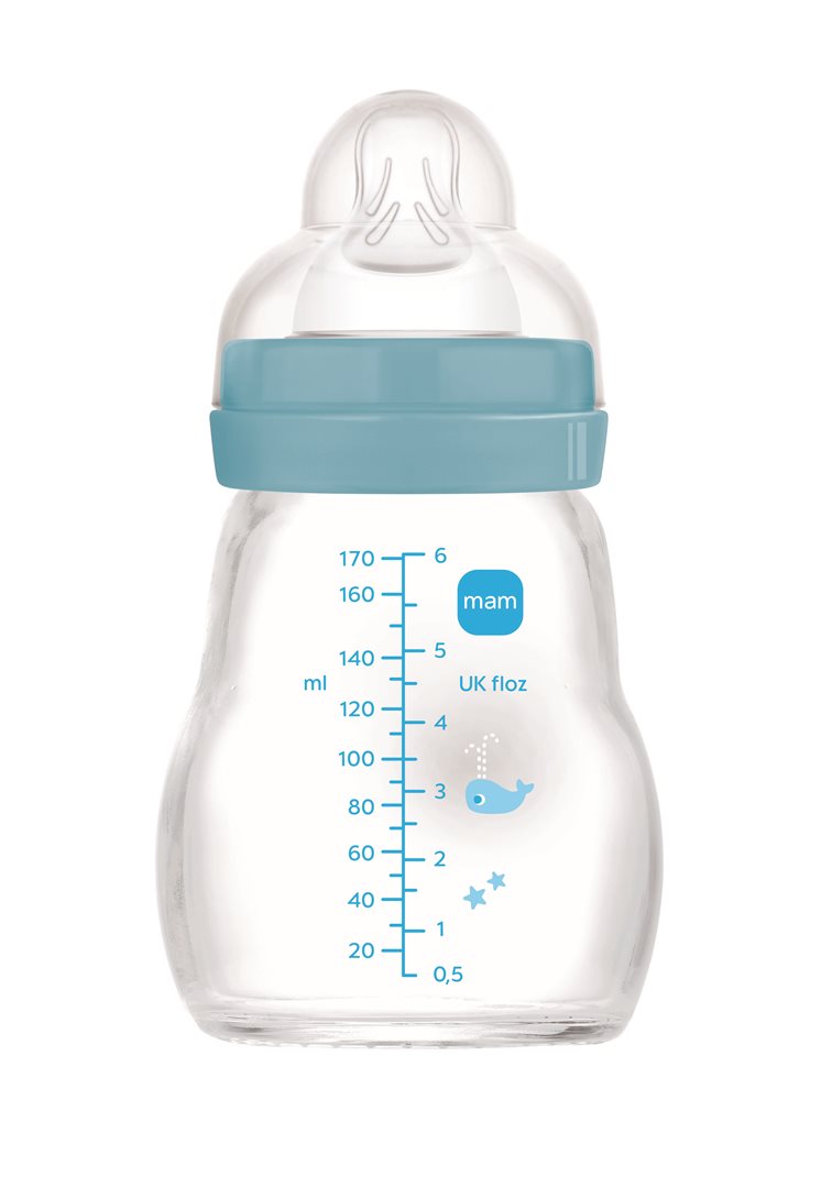 MAM Feel Good Glasflasche 170ml 0  Monate 1 Stk