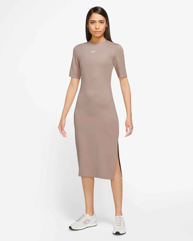 Jupe/Robe Nike Sportswear Essential Taupe pour femme