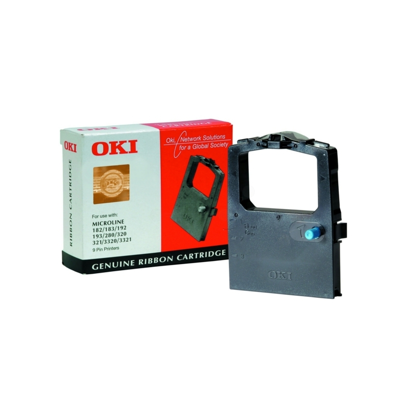 OKI Farbband 09002303, schwarz