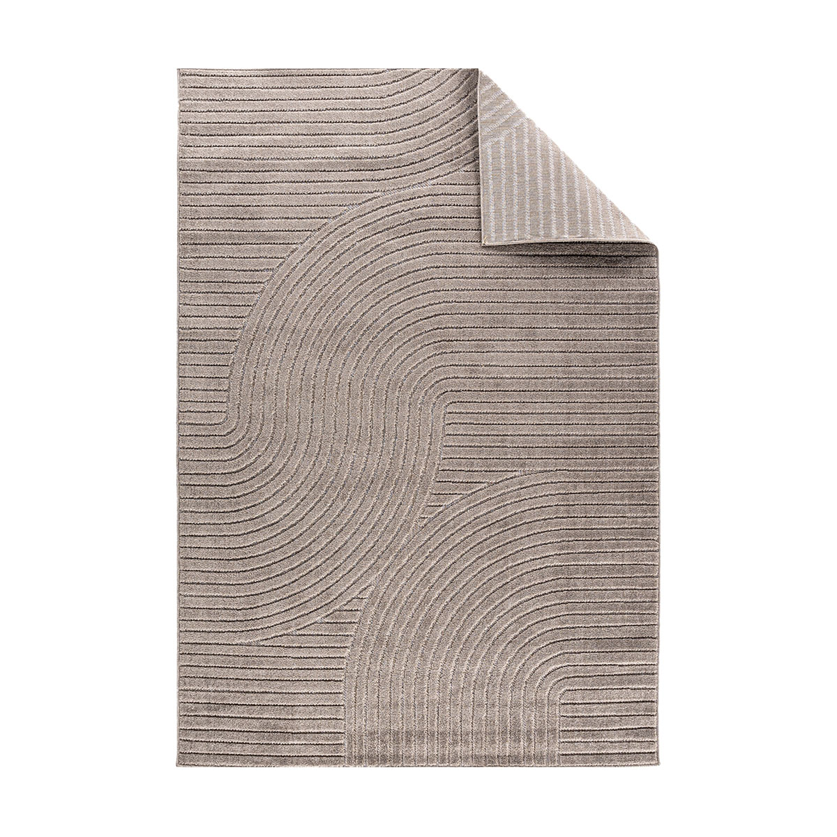 Vloerkleed Misha Bruin - 290 x 200 cm