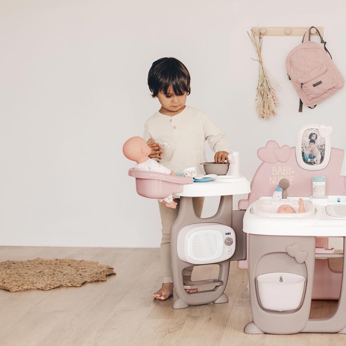 Smoby Baby Nurse Poppen Verzorgingscentrum, 23dlg.