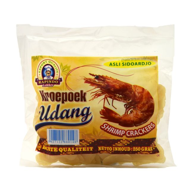 Rapindo Kroepoek Udang Garnaal (ongebakken) 250g