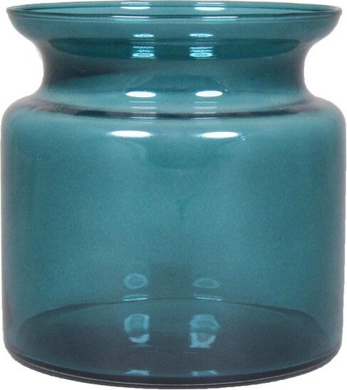 Bela Arte vaas Melkbus blauw / groen D 15 H 15 cm