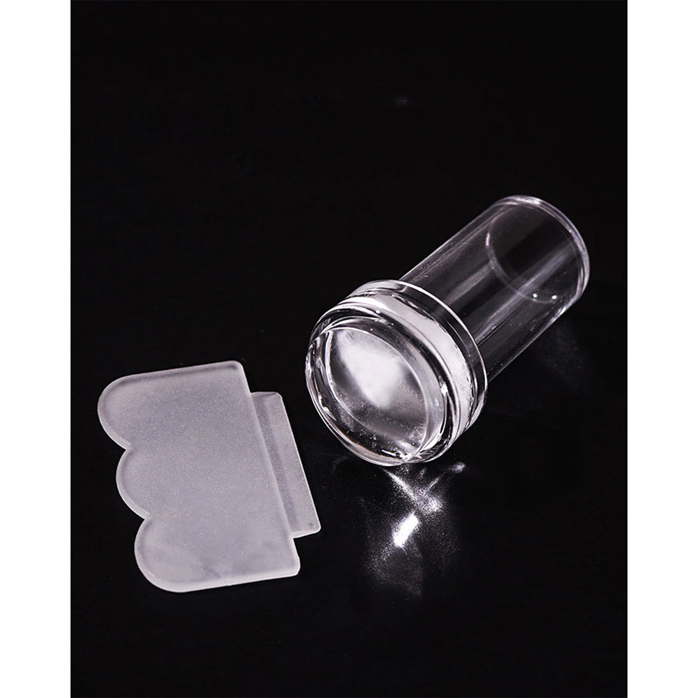 Silikon Nagelstempel Nail Art Nageldesign Stamping DIY French Nails Maniküre - Transparent