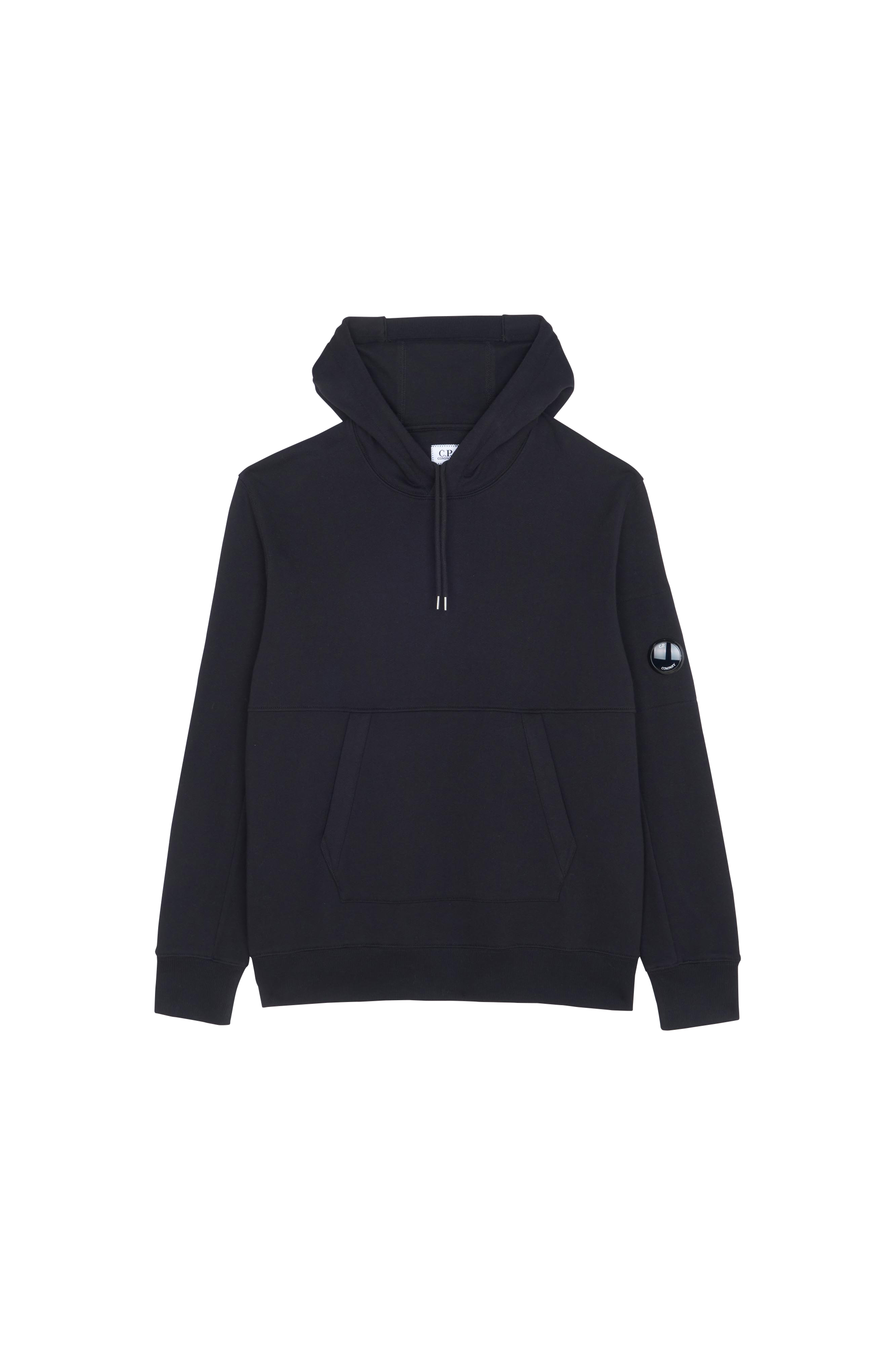C.P. COMPANY Hoodie DIAGONAL RAISED FLEECE  Noir