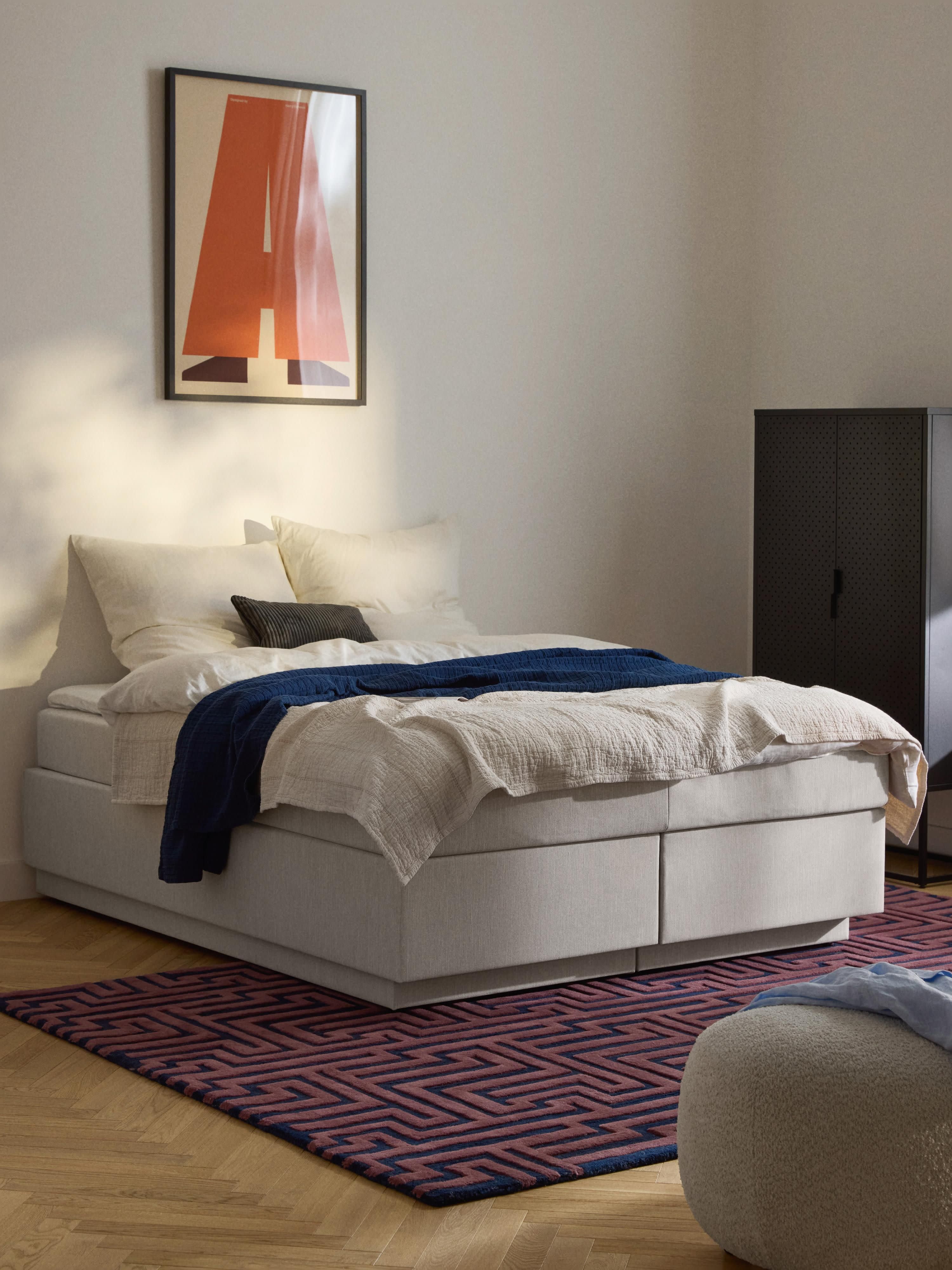 Boxspringbed Enya met opbergruimte