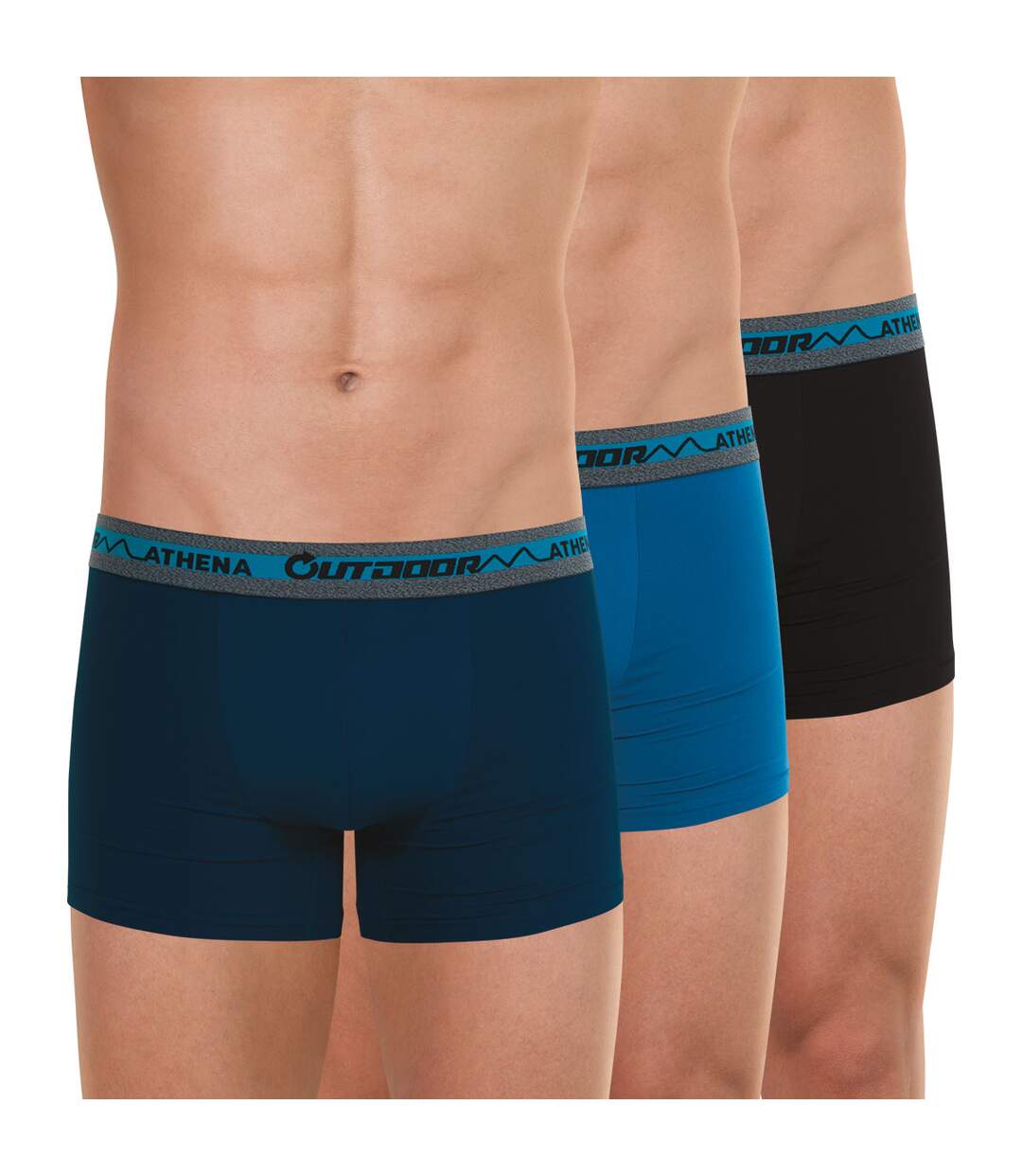 Lot de 3 boxers recyclé homme Outdoor
