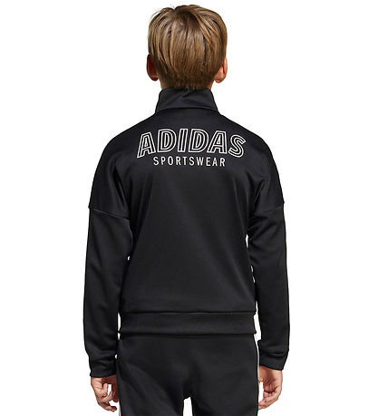 adidas Performance Cardigan - J HOT T-TOP - Schwarz/Weiß