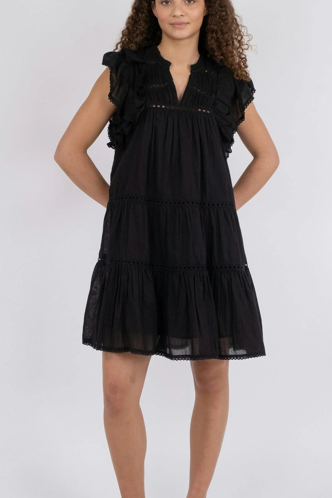 Neo Noir Jamma S Voile Dress black