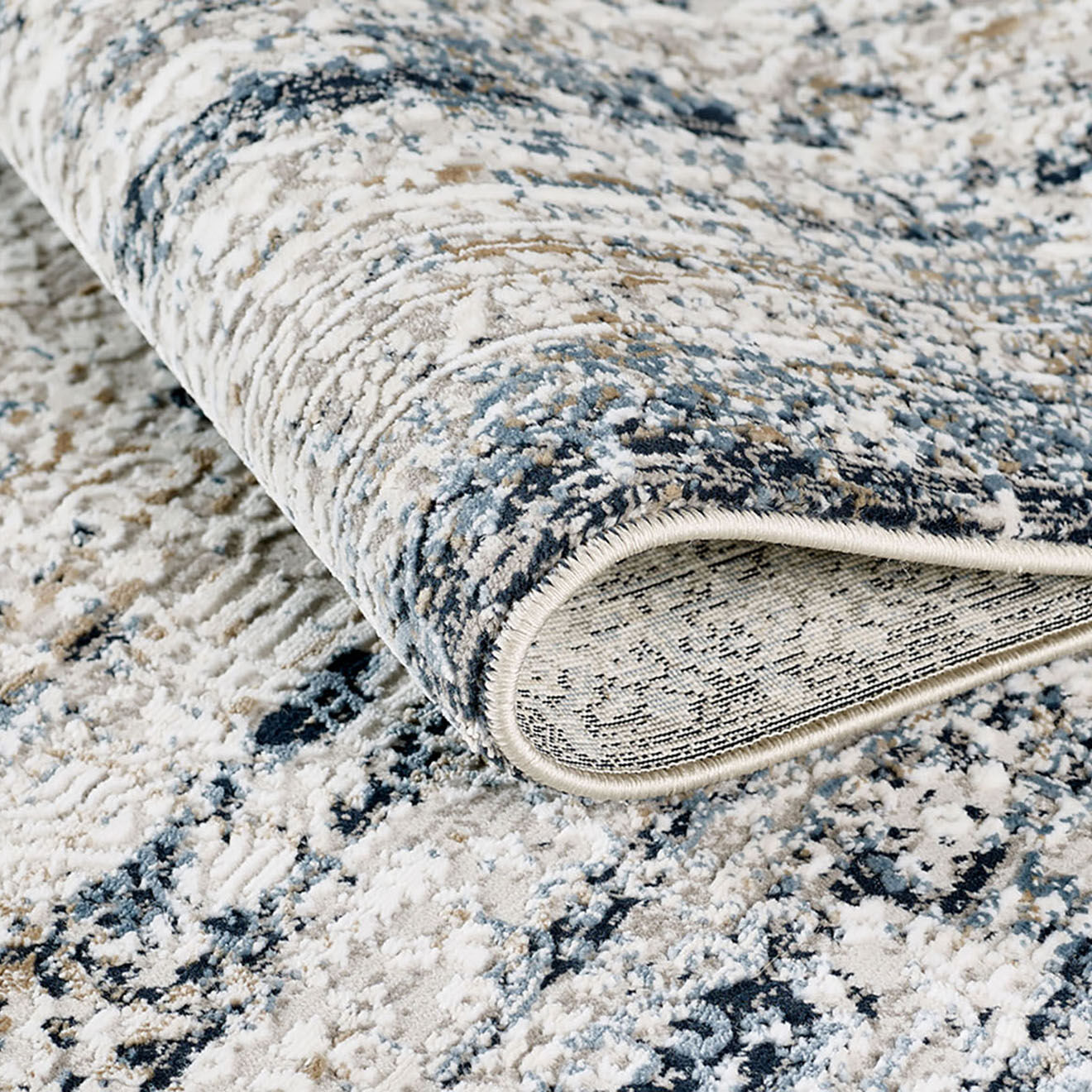 Nazar Rugs Tapis Kapadokya 160 bleu - 80x150 cm