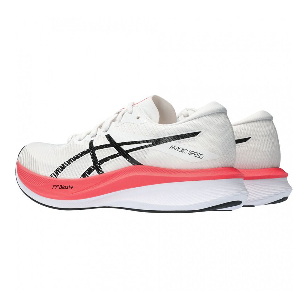 Asics MAGIC SPEED 3 - Chaussures running Femme white/black