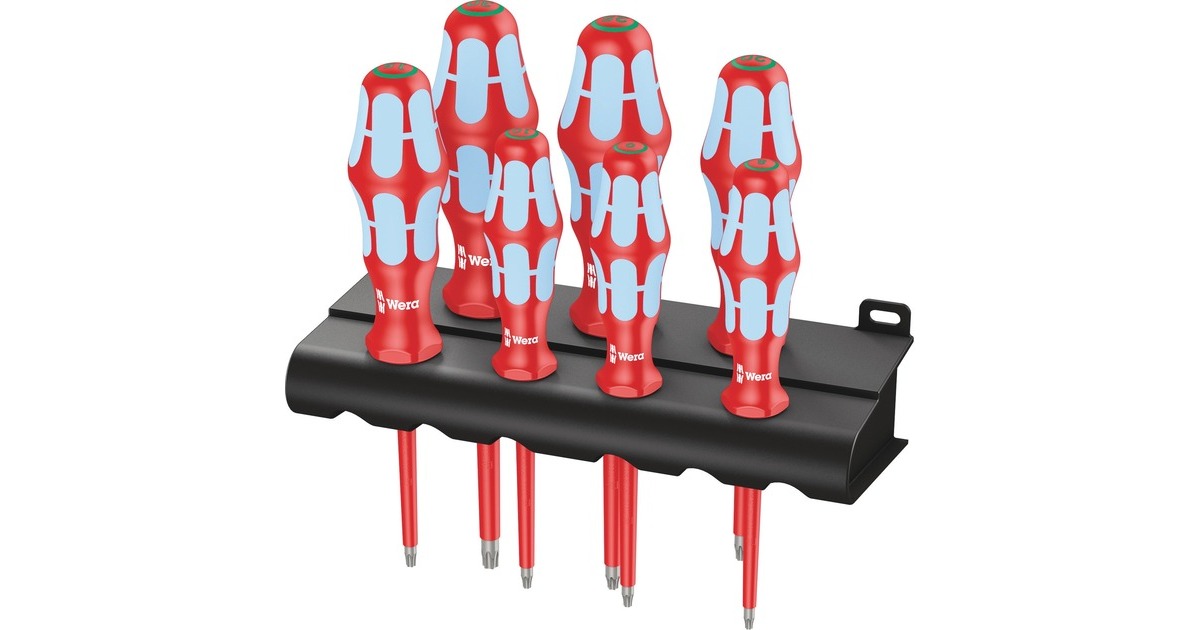 Wera3167 i/7 TORX Schroevendraaierset, 7‑delig  (Rood/blauw)