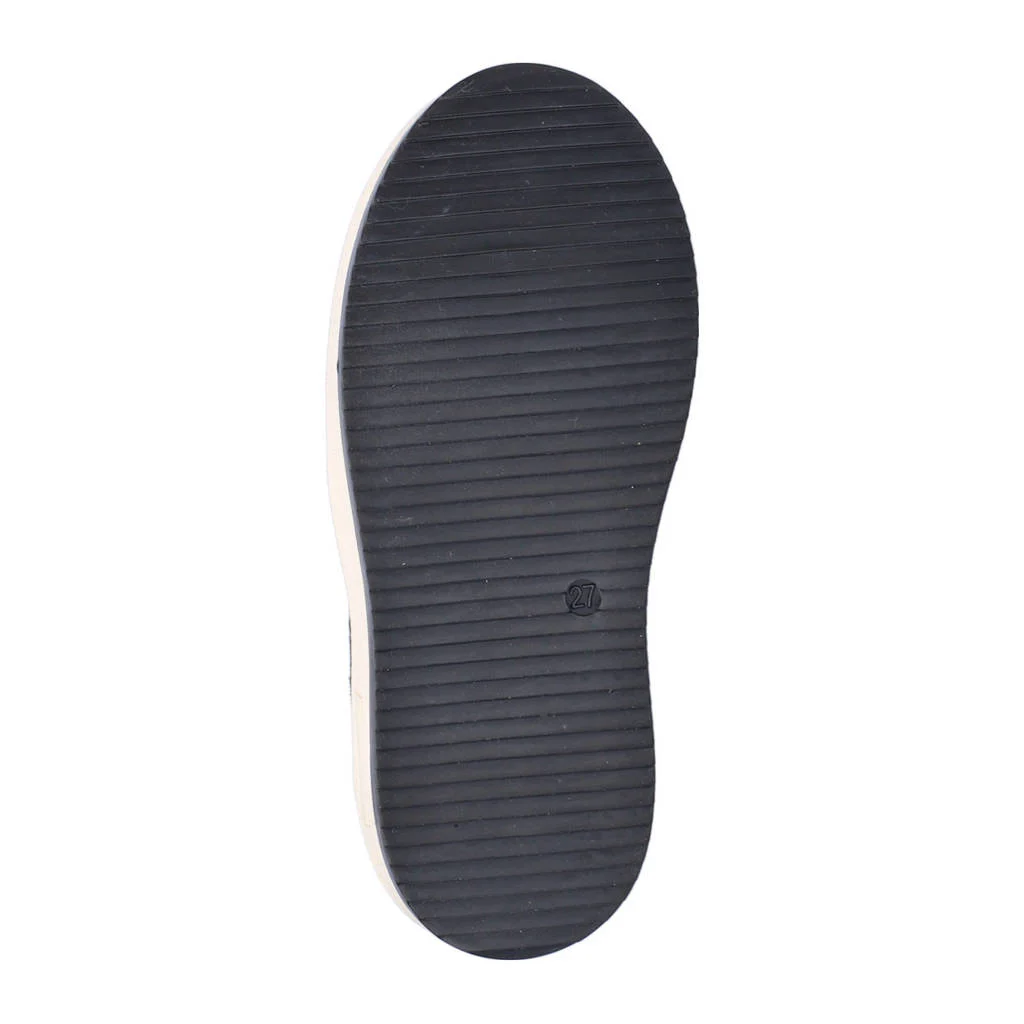 Nelson Kids leren sneakers zwart multi