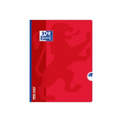 Oxford Openflex - Cahier polypro broché 24 x 32 cm - 192 pages - grands carreaux (Seyes) - disponible dans différentes couleurs