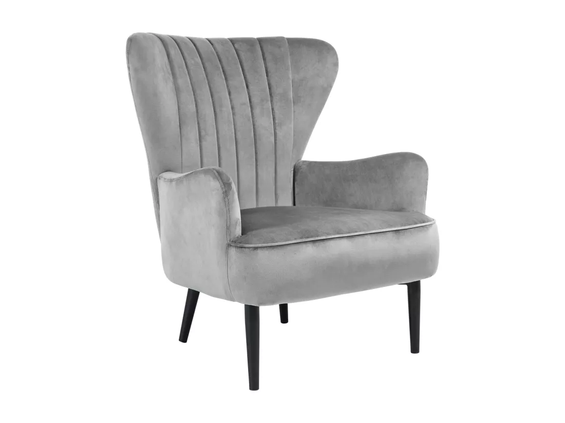 Fauteuil à oreilles rembourré