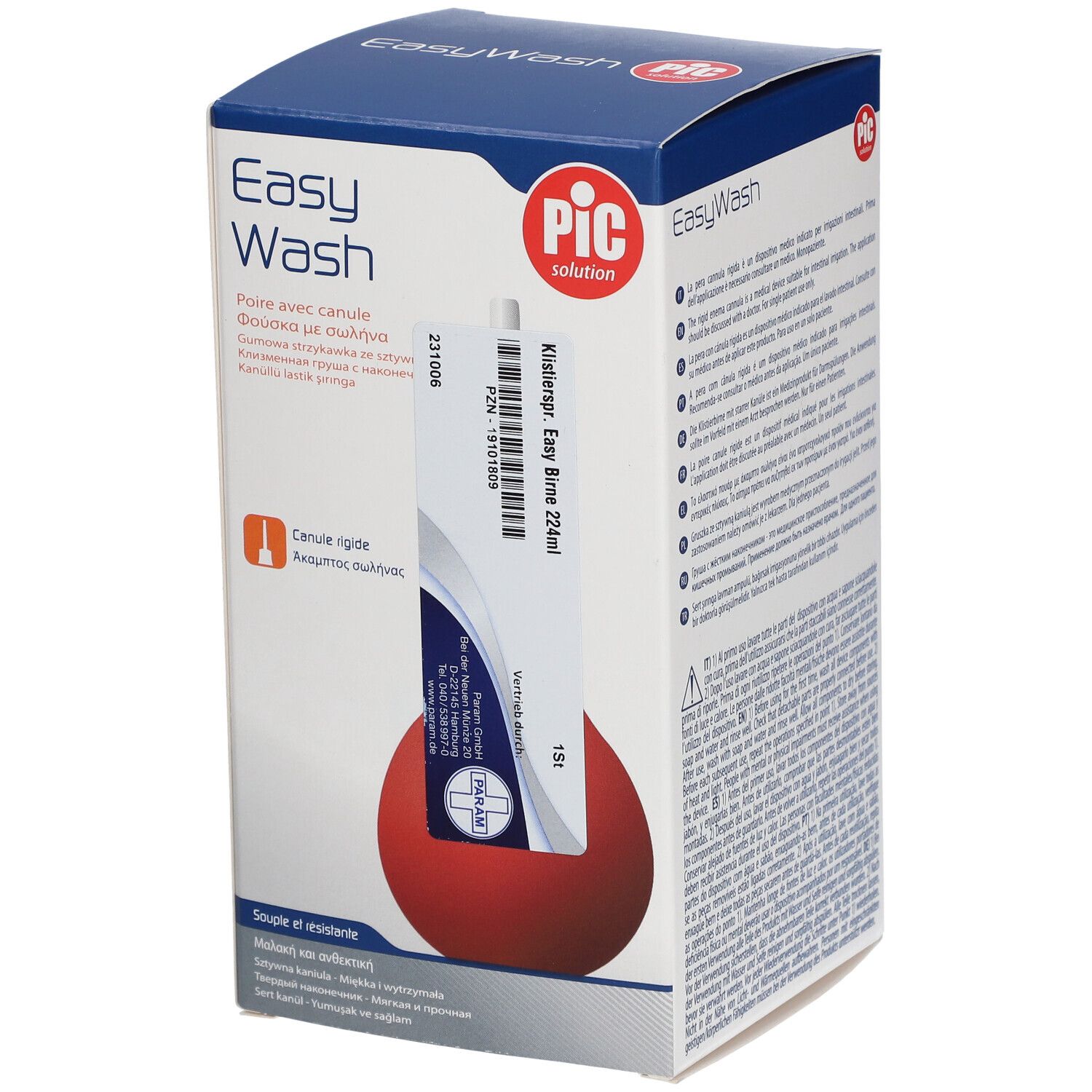 KLISTIERSPRITZE Easy 224 ml birnförmig